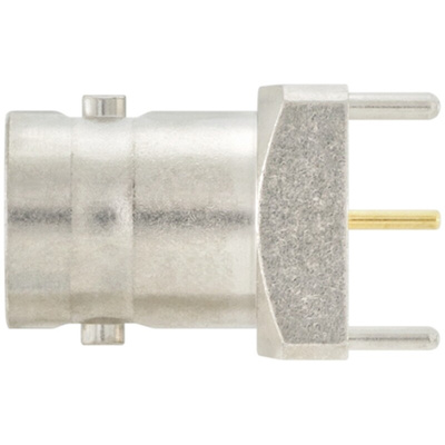 Rosenberger BNC Series, jack PCB Mount BNC Connector, 50Ω, Through Hole Termination, Straight Body