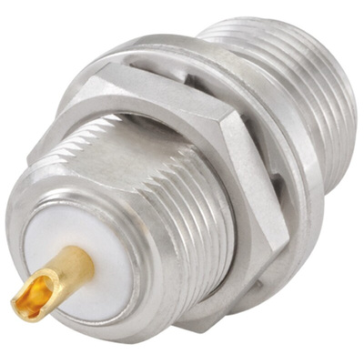 Rosenberger, jack Panel Mount N Connector, 50Ω, Solder Termination, Straight Body