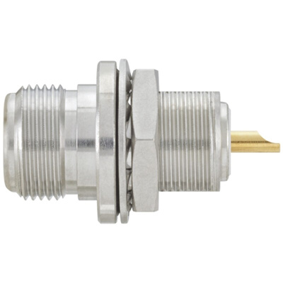 Rosenberger, jack Panel Mount N Connector, 50Ω, Solder Termination, Straight Body
