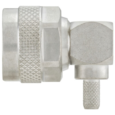Rosenberger, Plug Cable Mount N Connector, 50Ω, Crimp, Solder Termination, Right Angle Body
