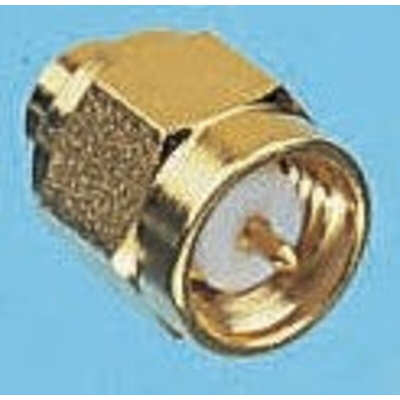 TE Connectivity 1050757 Series, Plug Cable Mount SMA Connector, 50Ω, Solder Termination, Straight Body