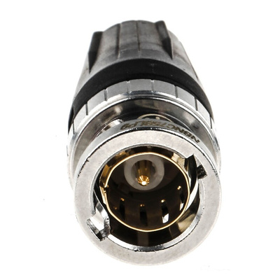 Neutrik Rear Twist NBNC Series, Plug Cable Mount BNC Connector, 75Ω, Crimp Termination, Straight Body