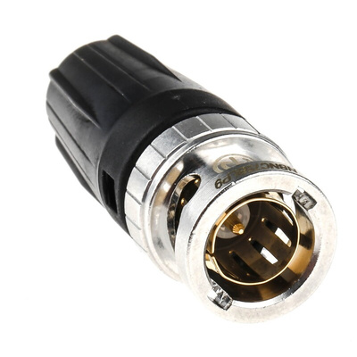 Neutrik Rear Twist NBNC Series, Plug Cable Mount BNC Connector, 75Ω, Crimp Termination, Straight Body