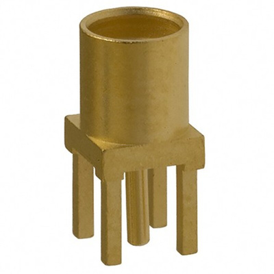 Cinch Connectors MMCX Series, jack PCB Mount MMCX Connector, 50Ω, Solder Termination, Straight Body