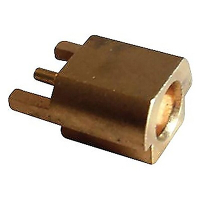 Molex 73415 Series, jack PCB Mount MMCX Connector, 50Ω, Solder Termination, Right Angle Body