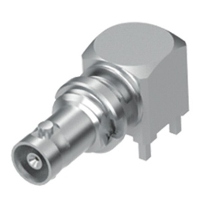 Samtec HD-BNC Series, jack PCB Mount BNC Connector, 75Ω, Through Hole Termination, Right Angle Body