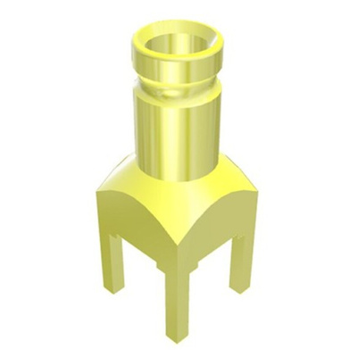 Samtec, jack PCB Mount 1.0/2.3 Connector, 75Ω, Through Hole Termination, Straight Body