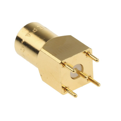 Lemo 00 S Series, jack Through Hole NIM-CAMAC CD/N 549 Connector, 50Ω, Solder Termination, Straight Body