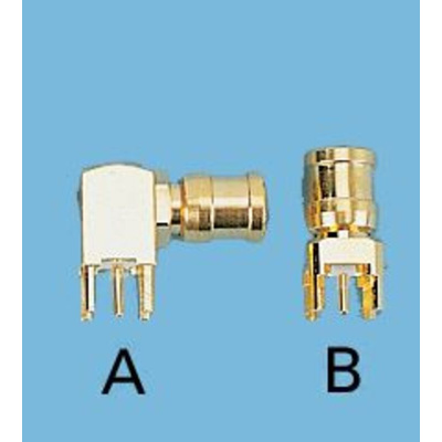 IMS, jack Through Hole SMB Connector, 50Ω, Solder Termination, Right Angle Body
