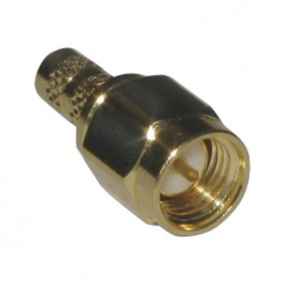 Amphenol RF, Plug Cable Mount SMA Connector, 50Ω, Crimp Termination, Straight Body
