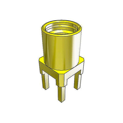 Samtec MMCX Series, jack Surface Mount, Through Hole MMCX Connector, 50Ω, Solder Termination, Straight Body