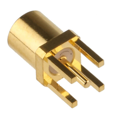 Samtec MMCX Series, jack Through Hole MMCX Connector, 50Ω, Solder Termination, Straight Body