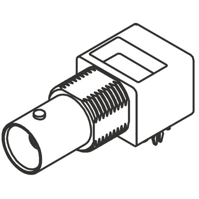 Molex BNC Series, jack PCB Mount BNC Connector, 75Ω, Through Hole Termination, Right Angle Body