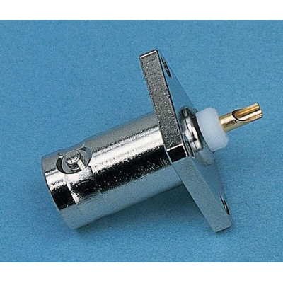 Telegartner, jack Flange Mount BNC Connector, 50Ω, Solder Termination, Straight Body