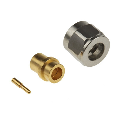 Cinch SMK Series, Plug Cable Mount SMA Connector, 50Ω, Solder Termination, Straight Body