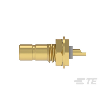 TE Connectivity, jack Cable Mount MCX Connector, 50Ω, Crimp Termination, Straight Body