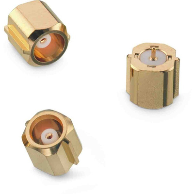 Wurth Elektronik WR-MCX Series, jack Surface Mount MCX Connector, 50Ω, Solder Termination, Straight Body