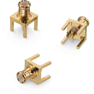 Wurth Elektronik WR-MCX Series, Plug Through Hole MCX Connector, 50Ω, Solder Termination, Straight Body