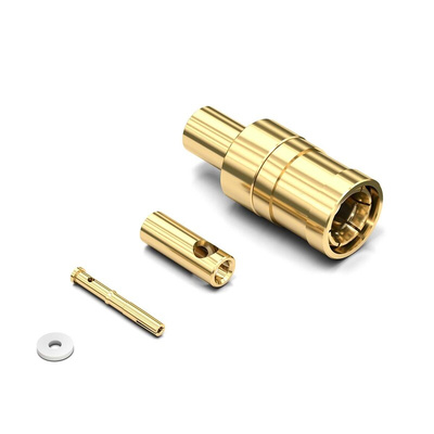 Wurth Elektronik WR-SMB Series, Plug Cable Mount SMB Connector, 50Ω, Crimp Termination, Straight Body