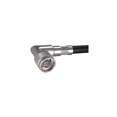 Huber+Suhner 16_N-50-7-36/133_NE Series, Plug Cable Mount N Connector, 50Ω, Crimp Termination, Right Angle Body
