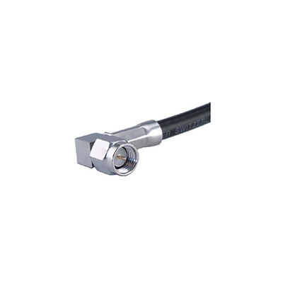 Huber+Suhner 16_SMA-50-3-146/133_NE Series, Plug Cable Mount SMA Connector, 50Ω, Crimp Termination, Right Angle Body