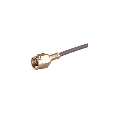 Huber+Suhner 11_SMA-50-2-27/111_NE Series, Plug Cable Mount SMA Connector, 50Ω, Crimp Termination, Straight Body