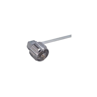 Huber+Suhner 16_N-50-3-15/133_NE Series, Plug Cable Mount N Connector, 50Ω, Solder Termination, Right Angle Body