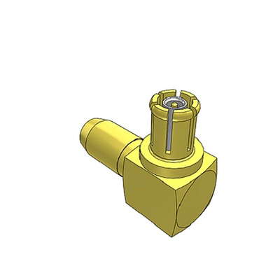 Samtec MMCX7 Series, Plug Cable Mount MMCX Connector, 75Ω, Cable Termination, Right Angle Body