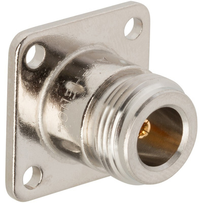 Amphenol RF 082-97-RFX Series, jack Panel Mount N Connector, 50Ω, Solder Cup Termination, Straight Body