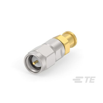 TE Connectivity, Plug Cable Mount SMA Connector, 50Ω, Cable Termination, Straight Body