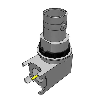 Samtec BNC7T Series, Plug PCB Mount BNC Connector, 75Ω, Through Hole Termination, Right Angle Body