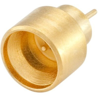 Rosenberger Mini-SMP Series, Plug Panel Mount SMP Connector, 50Ω, Solder Termination, Straight Body