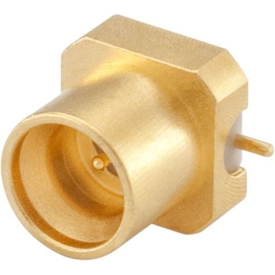 Rosenberger Mini-SMP Series, Plug PCB Mount, 50Ω, Solder Termination, Straight Body