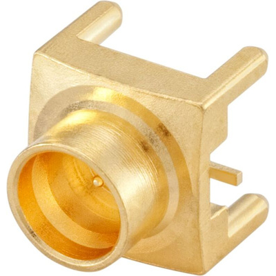 Rosenberger SMA Series, Plug Through Hole SMA Connector, 50Ω, Solder Termination, Straight Body