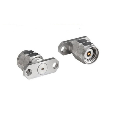 Bulgin Male/Female Flange Mount Circular Coaxial Connector, Plug In Termination, Straight Body