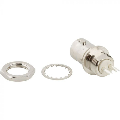 Amphenol RF Receptacle Bulkhead BNC Connector, Solder Termination, Straight Body