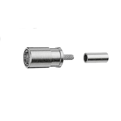 Telegartner Cable Mount SMB Connector, Crimp Termination, Straight Body