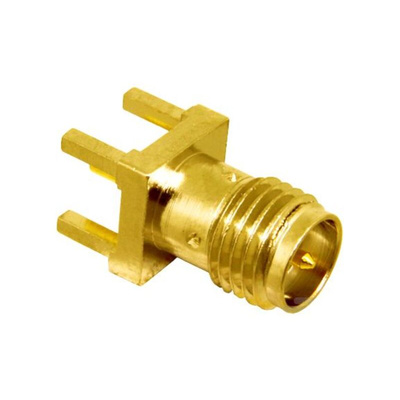TE Connectivity, jack PCB Mount SMA Connector, Through Hole Termination, Straight Body