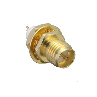 TE Connectivity, jack PCB Mount SMA Connector, Through Hole Termination, Straight Body