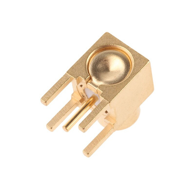 Radiall, jack Through Hole MCX Connector, 75Ω, Solder Termination, Right Angle Body