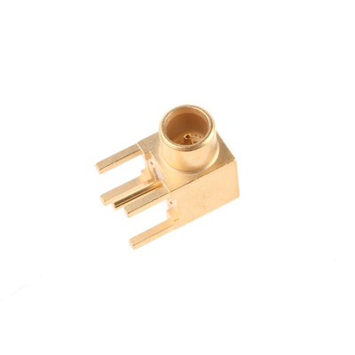 Radiall, jack Through Hole MCX Connector, 75Ω, Solder Termination, Right Angle Body