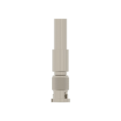 TE Connectivity 2446052 Series Plug Cable Mount BNC Connector, Crimp Termination, Straight Body
