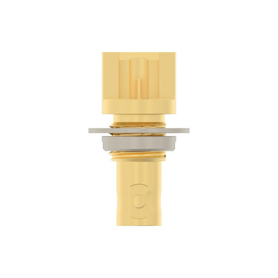 TE Connectivity 2446156 Series, jack Panel Mount BNC Connector, PCB Termination, Straight Body
