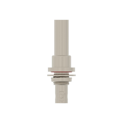 TE Connectivity 2446193 Series, jack Panel Mount BNC Connector, Crimp Termination, Straight Body
