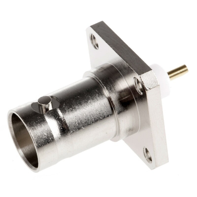 Radiall, jack Flange Mount BNC Connector, 75Ω, Solder Termination, Straight Body