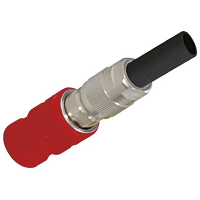 Tajimi Electronics, Plug Cable Mount BNC Connector, 75Ω, Solder Termination, Straight Body