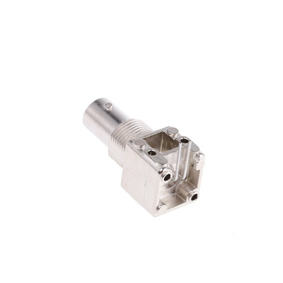 TE Connectivity, jack PCB Mount BNC Connector, 50Ω, Through Hole Termination, Right Angle Body