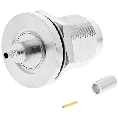IMS, jack Panel Mount N Connector, 50Ω, Solder Termination, Straight Body