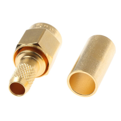 Telegartner, Plug Cable Mount SMA Connector, 50Ω, Crimp Termination, Straight Body