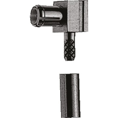 Telegartner, Plug Cable Mount MCX Connector, 50Ω, Crimp Termination, Right Angle Body